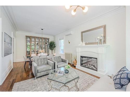 138 Dublin Street N, Guelph, ON - Indoor Photo Showing Living Room With Fireplace