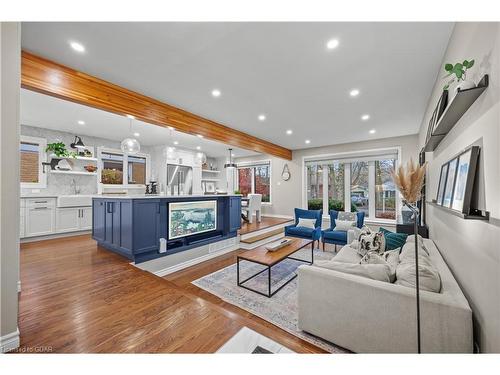 11 Mutual Street, Guelph, ON - Indoor Photo Showing Living Room With Fireplace