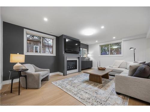 11 Mutual Street, Guelph, ON - Indoor Photo Showing Living Room With Fireplace