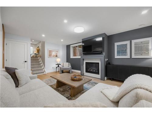 11 Mutual Street, Guelph, ON - Indoor Photo Showing Living Room With Fireplace