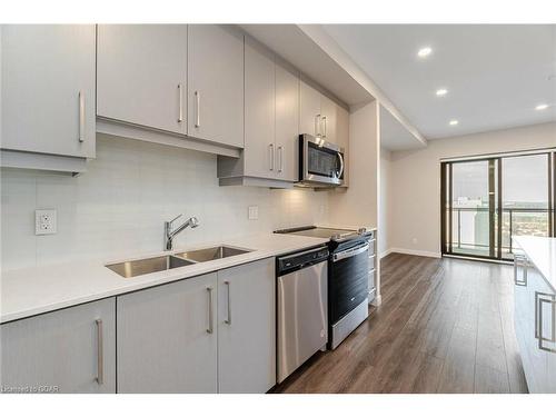 1411-15 Queen Street S, Hamilton, ON - Indoor Photo Showing Kitchen With Stainless Steel Kitchen With Double Sink With Upgraded Kitchen