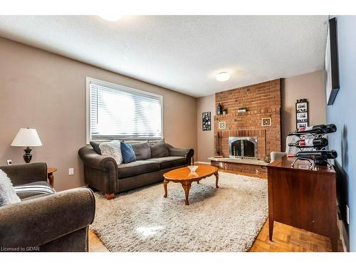 56 Imperial Road N, Guelph, ON - Indoor Photo Showing Living Room With Fireplace