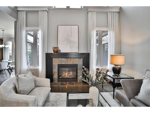 10 Bright Lane, Guelph, ON - Indoor Photo Showing Living Room With Fireplace