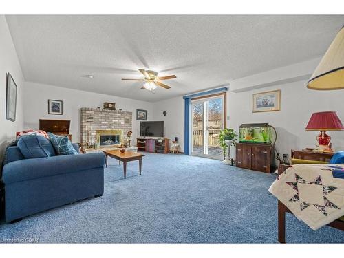 6 Hollyberry Place, Guelph, ON - Indoor Photo Showing Living Room With Fireplace