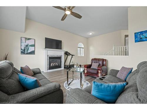 43 Peer Drive, Guelph, ON - Indoor Photo Showing Living Room With Fireplace