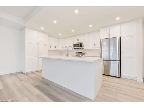 302-99B Farley Road, Fergus, ON - Indoor Photo Showing Kitchen With Stainless Steel Kitchen With Upgraded Kitchen