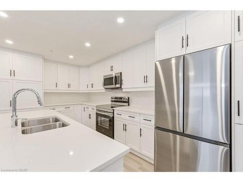 302-99B Farley Road, Fergus, ON - Indoor Photo Showing Kitchen With Stainless Steel Kitchen With Double Sink With Upgraded Kitchen