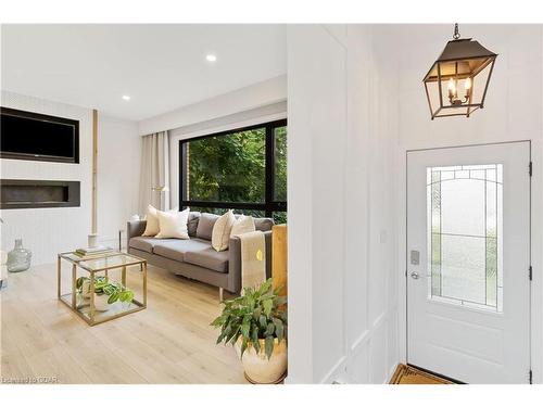 65 Cedar Street, Guelph, ON - Indoor Photo Showing Living Room With Fireplace