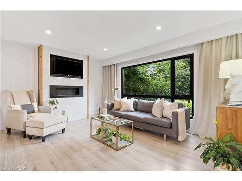 65 Cedar Street, Guelph, ON - Indoor Photo Showing Living Room With Fireplace