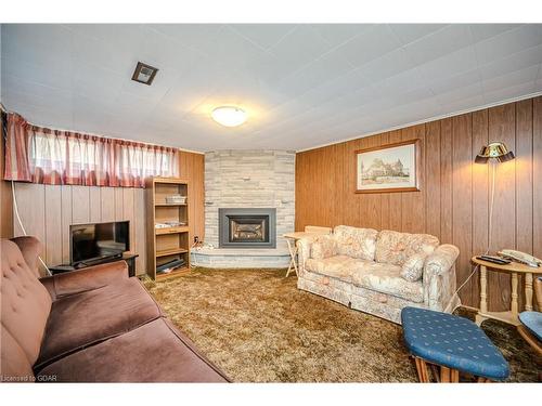 43 Brentwood Drive, Guelph, ON - Indoor Photo Showing Living Room With Fireplace