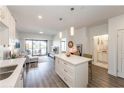 203-332 Gosling Gardens, Guelph, ON - Indoor Photo Showing Kitchen With Double Sink