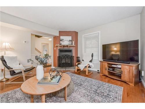 6224 Fifth Line, Fergus, ON - Indoor Photo Showing Living Room With Fireplace