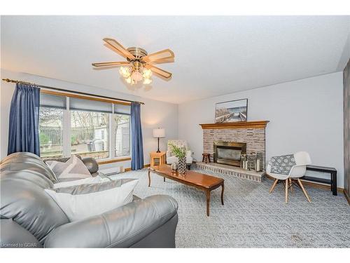 8 Smart Street, Guelph, ON - Indoor Photo Showing Living Room With Fireplace