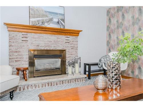 8 Smart Street, Guelph, ON - Indoor Photo Showing Living Room With Fireplace