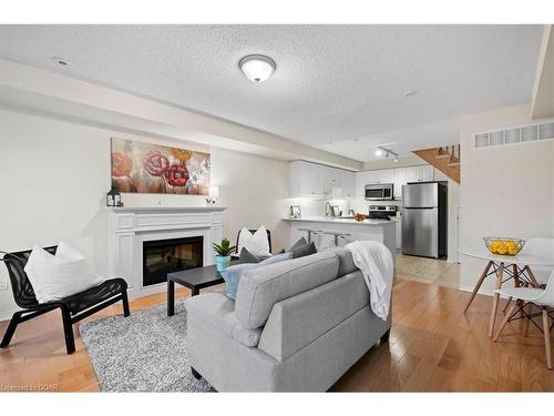 34-5 Armstrong Street Street, Orangeville, ON - Indoor Photo Showing Living Room With Fireplace