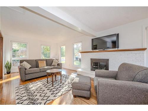 4891 Wellington Rd 29 Road, Guelph, ON - Indoor Photo Showing Living Room With Fireplace