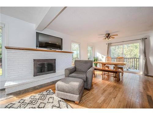 4891 Wellington Rd 29 Road, Guelph, ON - Indoor Photo Showing Living Room With Fireplace