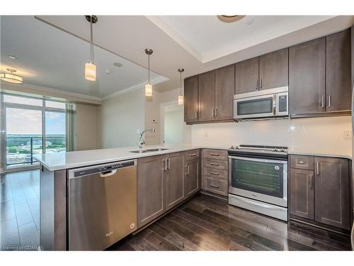 1305-150 Wellington Street E, Guelph, ON - Indoor Photo Showing Kitchen With Double Sink