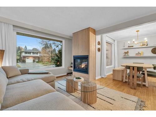 19 Birch Street, Guelph, ON - Indoor Photo Showing Living Room With Fireplace