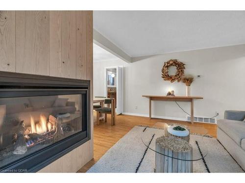 19 Birch Street, Guelph, ON - Indoor Photo Showing Living Room With Fireplace