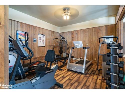 105-8-1052 Rat Bay Road, Lake Of Bays (Twp), ON - Indoor Photo Showing Gym Room