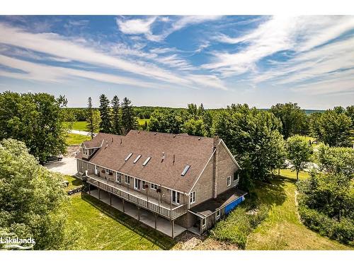 2059 Upper Big Chute Road, Coldwater, ON - Outdoor With Deck Patio Veranda With View