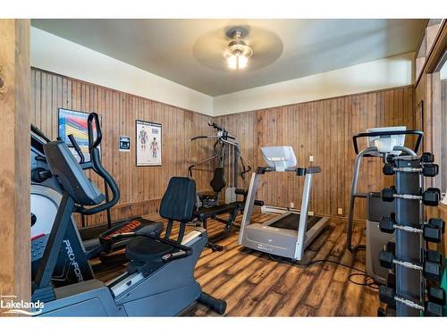 109-7-1052 Rat Bay Road, Lake Of Bays (Twp), ON - Indoor Photo Showing Gym Room