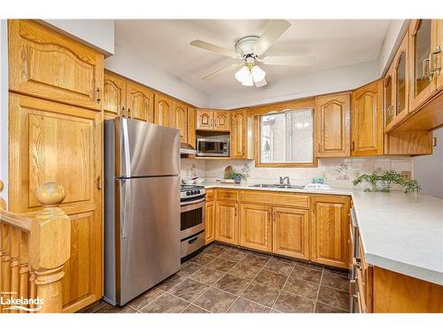 2 Campbell Street, Collingwood, ON - Indoor Photo Showing Kitchen With Double Sink
