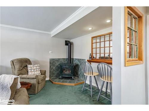 2 Campbell Street, Collingwood, ON - Indoor With Fireplace