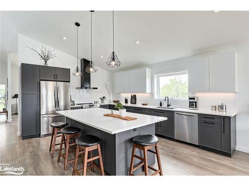 145 St Vincent Crescent, Meaford Municipality, ON - Indoor Photo Showing Kitchen With Upgraded Kitchen