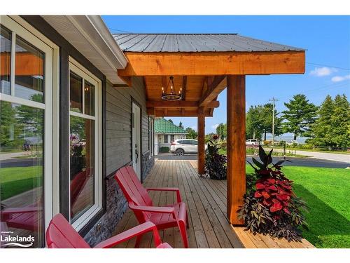 120 First Avenue, Port Mcnicoll, ON - Outdoor With Deck Patio Veranda With Exterior