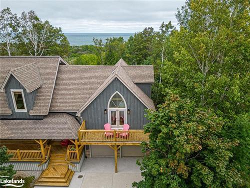 214 Hidden Lake Road, The Blue Mountains, ON - Outdoor With Body Of Water With Deck Patio Veranda