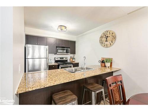 106-2 Brandy Lane Drive, Collingwood, ON - Indoor Photo Showing Kitchen With Double Sink