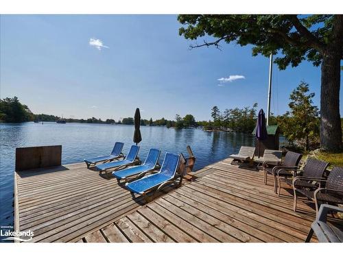 2 Island 370 Severn River Shore, Georgian Bay Twp, ON - Outdoor With Body Of Water With Deck Patio Veranda With View