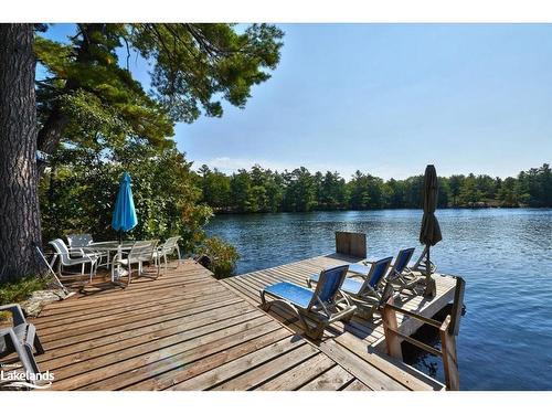2 Island 370 Severn River Shore, Georgian Bay Twp, ON - Outdoor With Body Of Water With Deck Patio Veranda With View