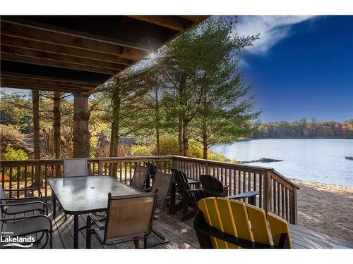 644 Peninsula Road, Gravenhurst, ON - Outdoor With Body Of Water With Deck Patio Veranda With Exterior
