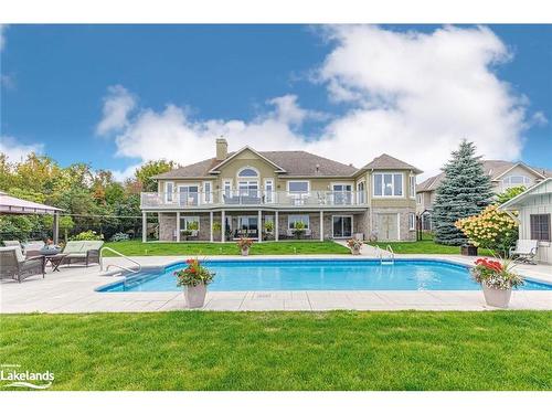 133 Lakeshore Road E, The Blue Mountains, ON - Outdoor With In Ground Pool With Deck Patio Veranda With Backyard