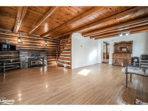 4315 Crossland Road, Tiny, ON - Indoor With Fireplace