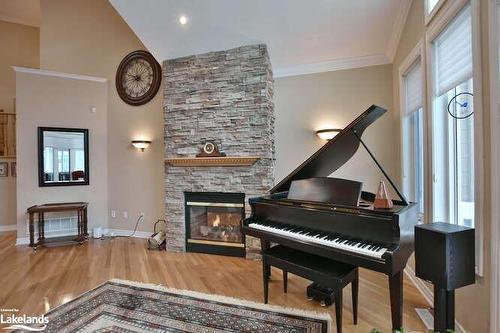 46 Waterfront Circle, Collingwood, ON - Indoor Photo Showing Other Room With Fireplace
