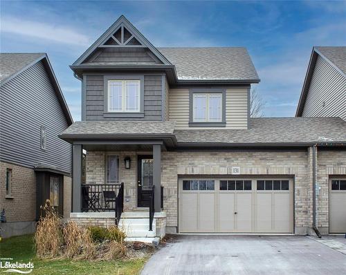 131 Stonebrook Way, Markdale, ON - Outdoor With Deck Patio Veranda With Facade