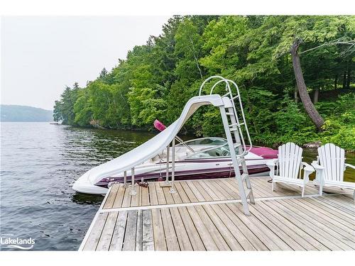 1163 Narrows Road, Dorset, ON - Outdoor With Body Of Water With Deck Patio Veranda