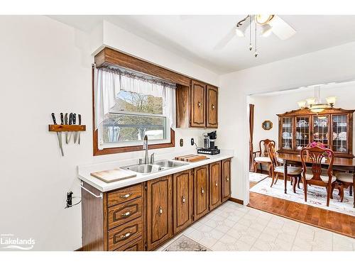 50 Louisa Street W, Thornbury, ON - Indoor Photo Showing Kitchen With Double Sink