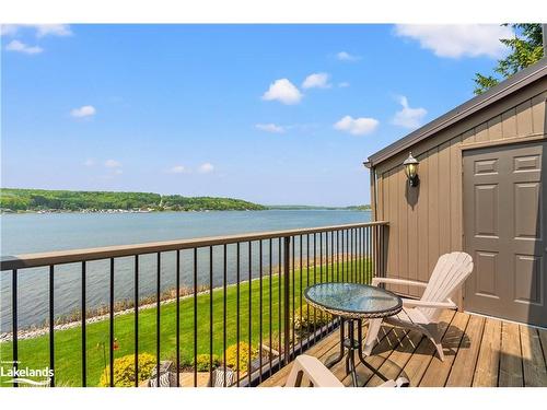 10-8 Beck Boulevard, Penetanguishene, ON - Outdoor With Body Of Water With Balcony With View