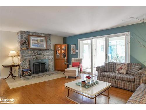 14A Fraser Road, Seguin, ON - Indoor Photo Showing Living Room With Fireplace