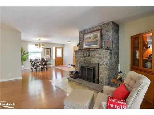 14A Fraser Road, Seguin, ON - Indoor Photo Showing Living Room With Fireplace
