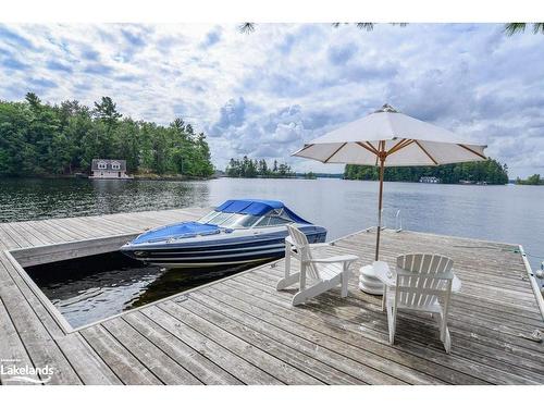 1096 Eilean Gowan Island, Bracebridge, ON - Outdoor With Deck Patio Veranda