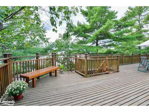 1096 Eilean Gowan Island, Bracebridge, ON - Outdoor With Deck Patio Veranda With Exterior