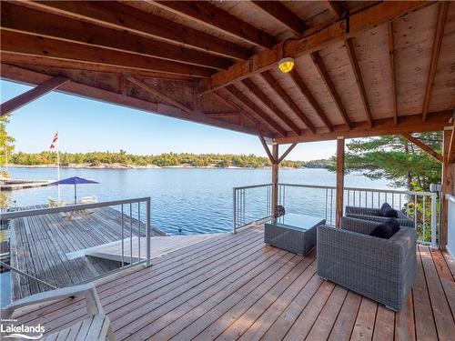 2364 Is 1810 Georgian Bay, Georgian Bay Twp, ON - Outdoor With Body Of Water With Deck Patio Veranda With Exterior