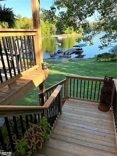 32 Reptile Museum Road, Seguin, ON - Outdoor With Body Of Water With Deck Patio Veranda With Exterior