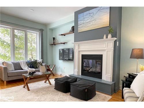1 Covington Blue Crescent, Wasaga Beach, ON - Indoor Photo Showing Living Room With Fireplace